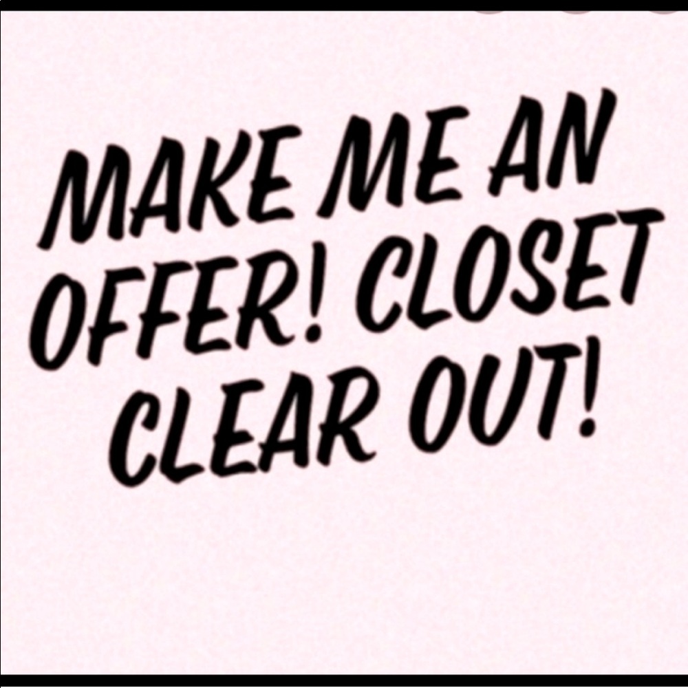 Closet clean out accepting all offers